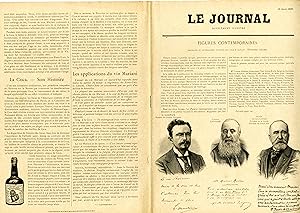 "LE JOURNAL Supplément illustré 1897": Portraits et Autographes Album MARIANI