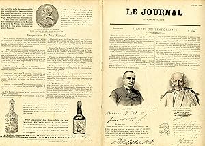 "LE JOURNAL Supplément illustré 1899": Portraits et Autographes Album MARIANI