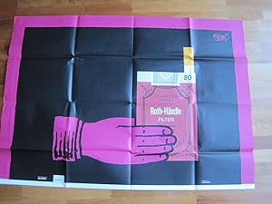 "Roth-Händle" 2-teiliges Original-Plakat, Grafik: Herbert Leupin, 1973