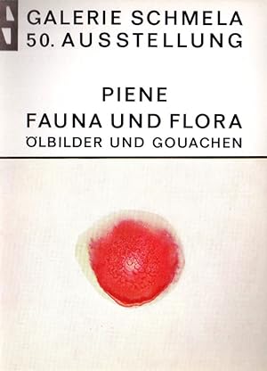 Bild des Verkufers fr Fauna und Flora. lbilder und Gouachen. Galerie Schmela 50. Ausstellung. Einladung zur Erffnung am Freitag, 7. September 1962 - Lichtballett mit Ton und Text. zum Verkauf von Antiquariat Querido - Frank Hermann