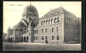 Ansichtskarte Dessau, Ansicht der Synagoge