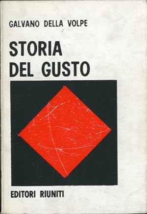Seller image for Storia del gusto. for sale by LIBET - Libreria del Riacquisto