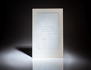 Seller image for Signed Executive Order for sale by The First Edition Rare Books, LLC