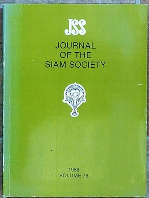 Journal of the Siam Society. 1988. Volume 76