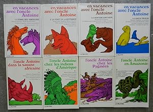 Image du vendeur pour En vacances avec l'oncle Antoine. 1  4. - L'oncle Antoine dans la savane africaine. 5. - L'oncle Antoine chez les indiens d'Amrique. 6. - L'oncle Antoine chez les Pygmes. 7. - L'oncle Antoine en Amazonie. 8. mis en vente par Librairie les mains dans les poches