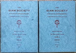 The Siam Society Fiftieth Anniversary Commemorative Publication. Selected Articles from the Siam ...