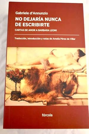 Imagen del vendedor de No dejara nunca de escribirte a la venta por Alcan Libros