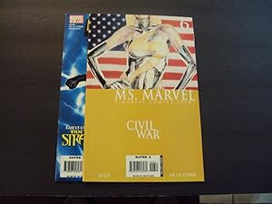 2 Iss Ms Marvel #4,6 Modern Age Marvel Comics