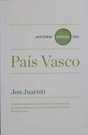 Immagine del venditore per Historia mnima del Pas Vasco venduto da Librera Alonso Quijano