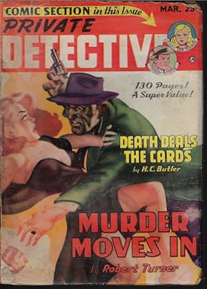 Image du vendeur pour PRIVATE DETECTIVE: March, Mar. 1950 mis en vente par Books from the Crypt