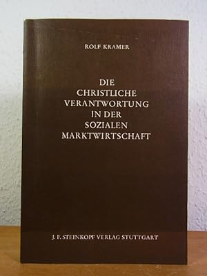 Seller image for Die christliche Verantwortung in der sozialen Marktwirtschaft for sale by Antiquariat Weber
