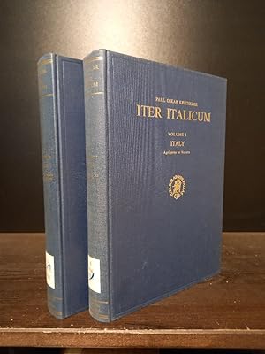 Iter Italicum. A Finding list of Uncatalogued or Incompletely Catalogued Humanistic Manuscripts o...