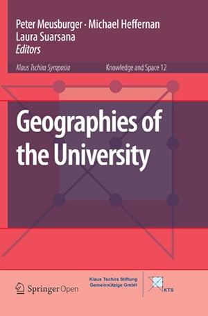 Bild des Verkufers fr Geographies of the University zum Verkauf von AHA-BUCH GmbH