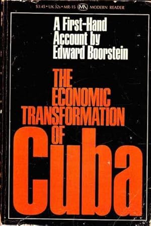 Immagine del venditore per The Economic Transformation of Cuba venduto da Goulds Book Arcade, Sydney