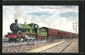 Postcard Englische Eisenbahn der G. W. R., Fishguard Express, Irish Boat Train