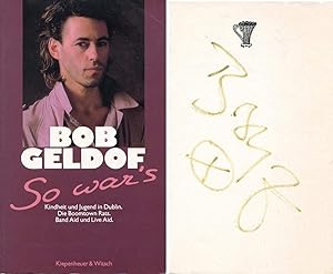 Seller image for Bob Geldorf Autograph | signed programmes / books for sale by Markus Brandes Autographs GmbH