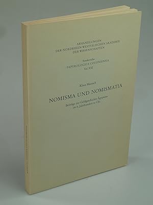Bild des Verkufers fr Nomisma und nomismatia. zum Verkauf von Antiquariat Dorner