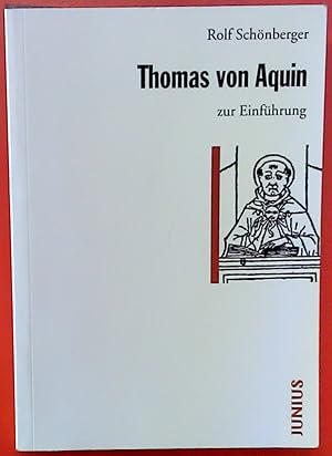 Bild des Verkufers fr Thomas von Aquin zur Einfhrung zum Verkauf von biblion2