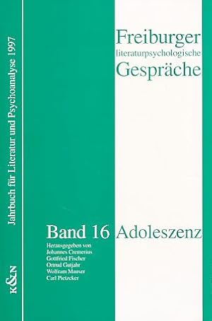 Bild des Verkufers fr Adoleszenz. Freiburger Literaturpsychologische Gesprche 16. Jahrbuch fr Literatur und Psychoanalyyse 1997. zum Verkauf von Fundus-Online GbR Borkert Schwarz Zerfa