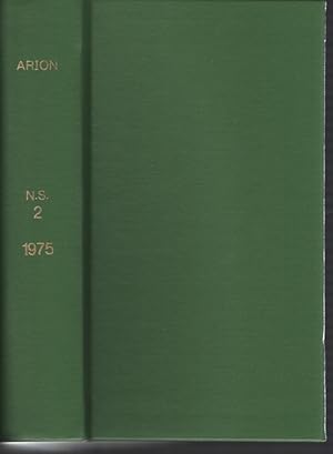 Arion: A Journal of Humanities and the Classics [4 Bd.e]. Third Series.