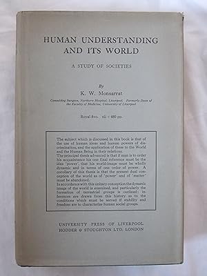 Seller image for Human Understanding And Its World: A Study Of Societies for sale by Jackson Books