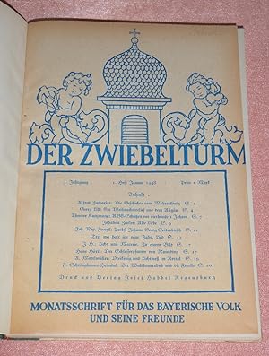 Der Zwiebelturm. 3. Jahrgang. Heft 1 bis 12, 1948. Mit 6 Beilagen: Zwiebelturm - Märchenbogen Num...