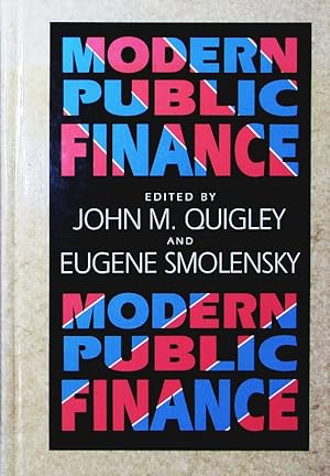 Bild des Verkufers fr Modern public finance. zum Verkauf von Antiquariat Bookfarm