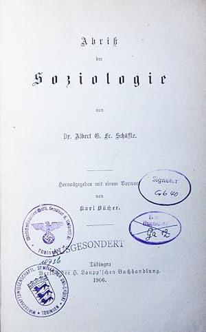 Image du vendeur pour Abri der Soziologie. mis en vente par Antiquariat Bookfarm