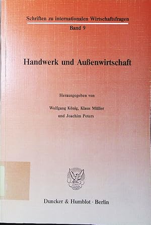 Seller image for Handwerk und Auenwirtschaft. for sale by Antiquariat Bookfarm