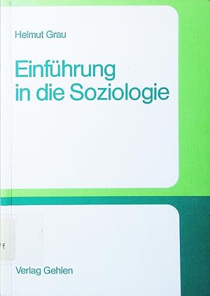 Seller image for Einfhrung in die Soziologie. for sale by Antiquariat Bookfarm