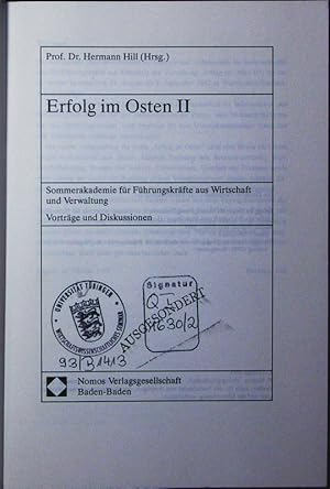 Seller image for Vortrge und Diskussionen. [31. August bis 2. September 1992 in Wernigerode/Sachsen-Anhalt]. for sale by Antiquariat Bookfarm