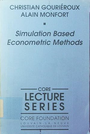 Immagine del venditore per Simulation based econometric methods. venduto da Antiquariat Bookfarm