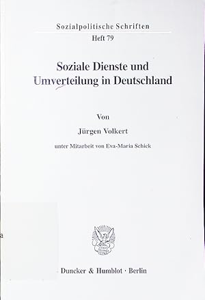 Bild des Verkufers fr Soziale Dienste und Umverteilung in Deutschland. zum Verkauf von Antiquariat Bookfarm