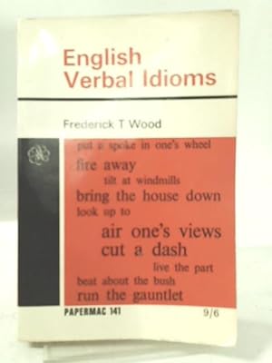 Image du vendeur pour English Verbal Idioms mis en vente par World of Rare Books