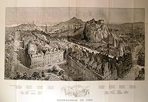 EDINBURGH IN 1886 . Probably the best 19th century bird s eye view of Edinburgh drawn by H. W. Br...