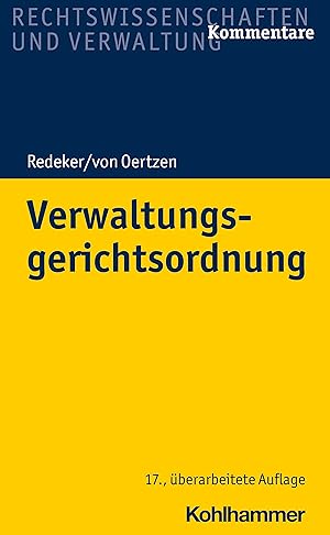 Seller image for Verwaltungsgerichtsordnung for sale by moluna
