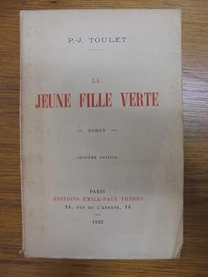 Image du vendeur pour La jeune fille verte mis en vente par Librairie du Levant