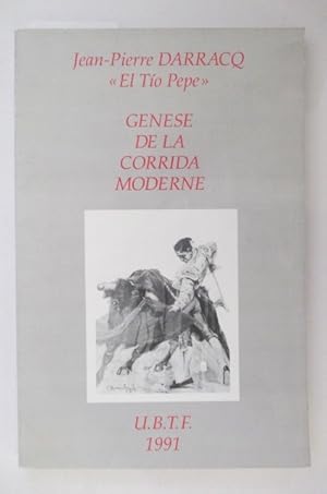 Imagen del vendedor de GENESE DE LA CORRIDA MODERNE a la venta por Librairie du Levant