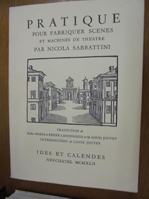 Bild des Verkufers fr Pratique pour fabriquer scnes et machines de thtre par Nicola Sabbatini de Pesaro. Rimprim augment du livre second. zum Verkauf von Librairie du Levant