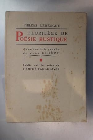Seller image for FLORILEGE DE POESIE RUSTIQUE. for sale by Librairie du Levant