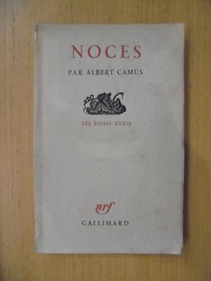 Image du vendeur pour NOCES mis en vente par Librairie du Levant