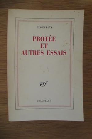 Imagen del vendedor de PROTEE ET AUTRES ESSAIS a la venta por Librairie du Levant