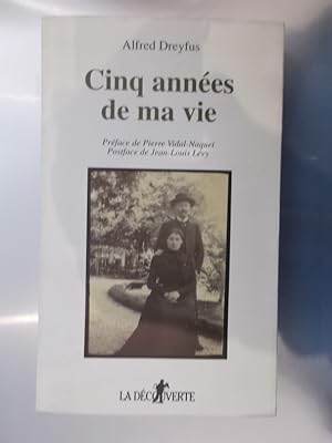 Immagine del venditore per CINQ ANNEES DE MA VIE. venduto da Librairie du Levant