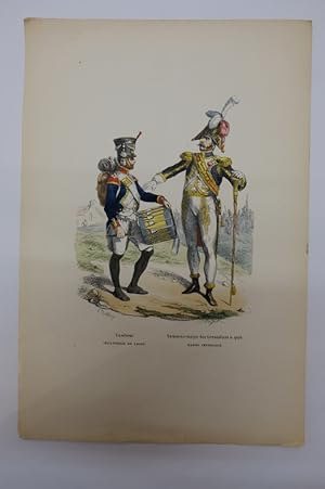 Bild des Verkufers fr Tambour, infanterie de ligne Tambour-major des grenadiers  pied, garde imprial zum Verkauf von Librairie du Levant