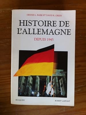 Bild des Verkufers fr HISTOIRE DE L'ALLEMAGNE depuis 1945. zum Verkauf von Librairie du Levant