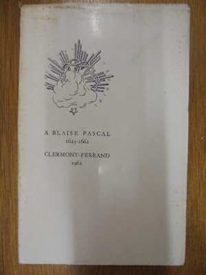 Seller image for Le troisime centenaire de la mort de Blaise Pascal. for sale by Librairie du Levant