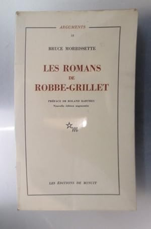Bild des Verkufers fr LES ROMANS de ROBBE-GRILLET. zum Verkauf von Librairie du Levant