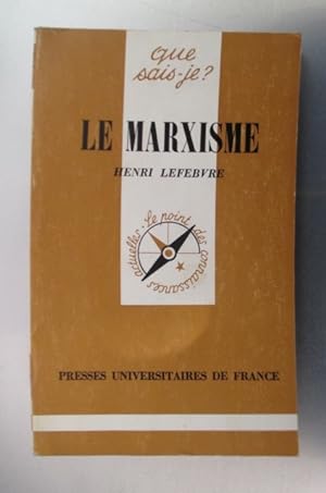 Bild des Verkufers fr Que sais-je ? LE MARXISME zum Verkauf von Librairie du Levant