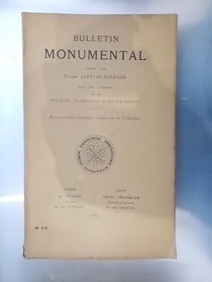 Image du vendeur pour BULLETIN MONUMENTAL. 78eme volume. N1 & 2. mis en vente par Librairie du Levant