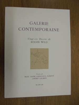 Seller image for Galerie Contemporaine: Vingt Six Dessins de Roger Wild. for sale by Librairie du Levant